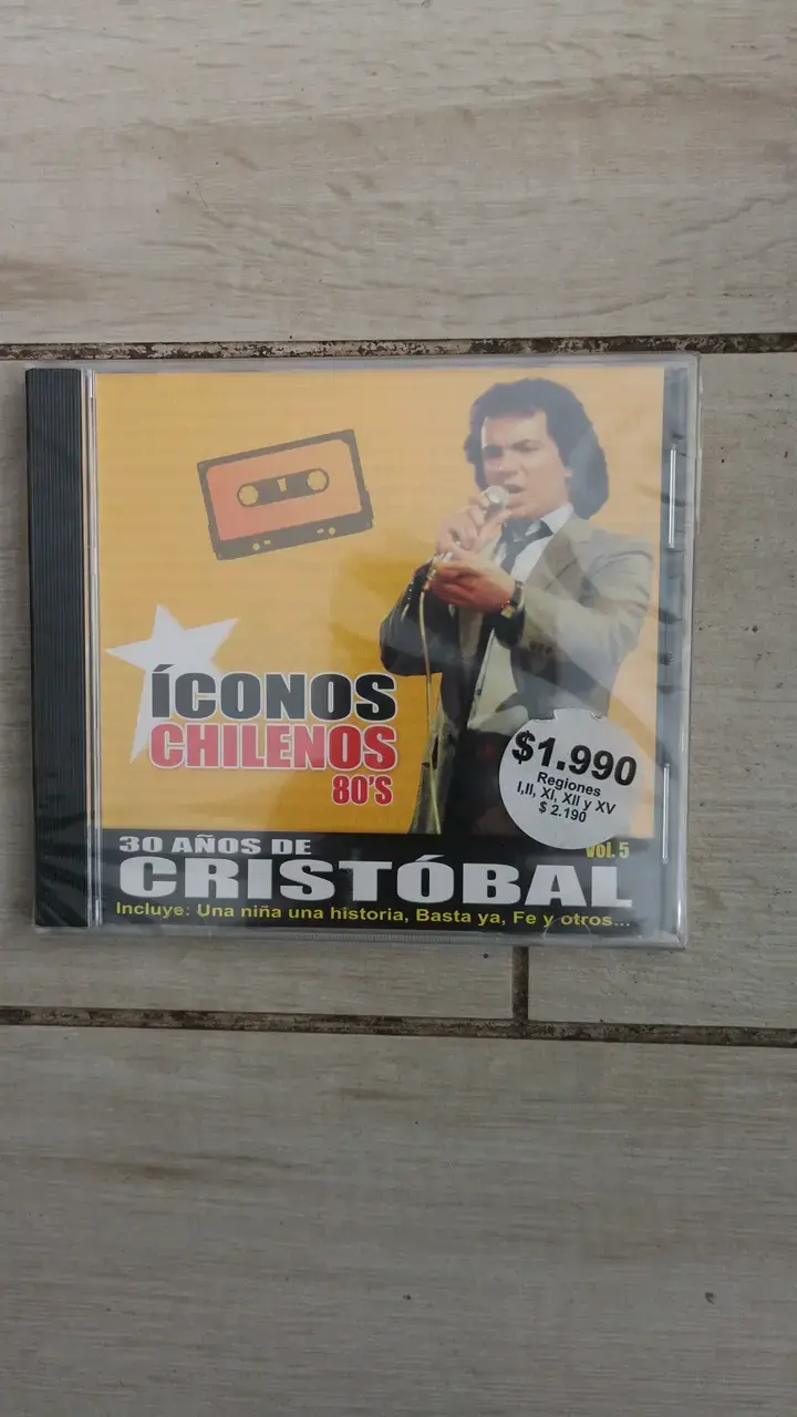 CD Íconos Chilenos 80's Cristóbal Vol. 5 - 1