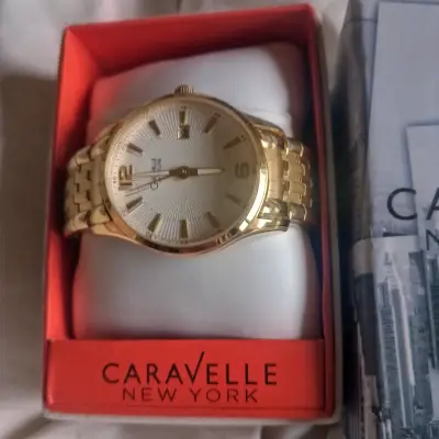 Reloj Dorado Caravelle New York para Hombre - miniatura 1