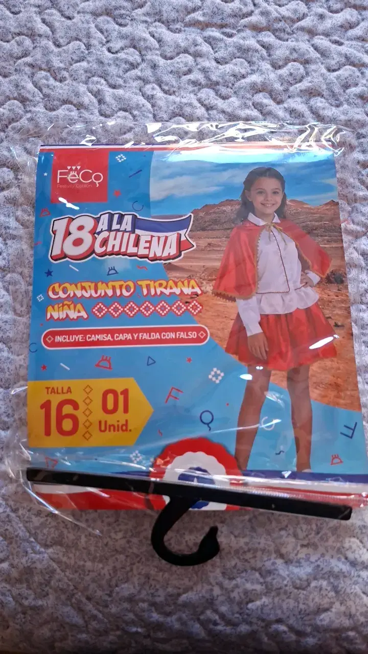 Conjunto de Tirana para Niña Talla 16 - 1