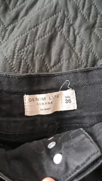 Shorts de mezclilla negros Denim Life talla 36 - miniatura 3