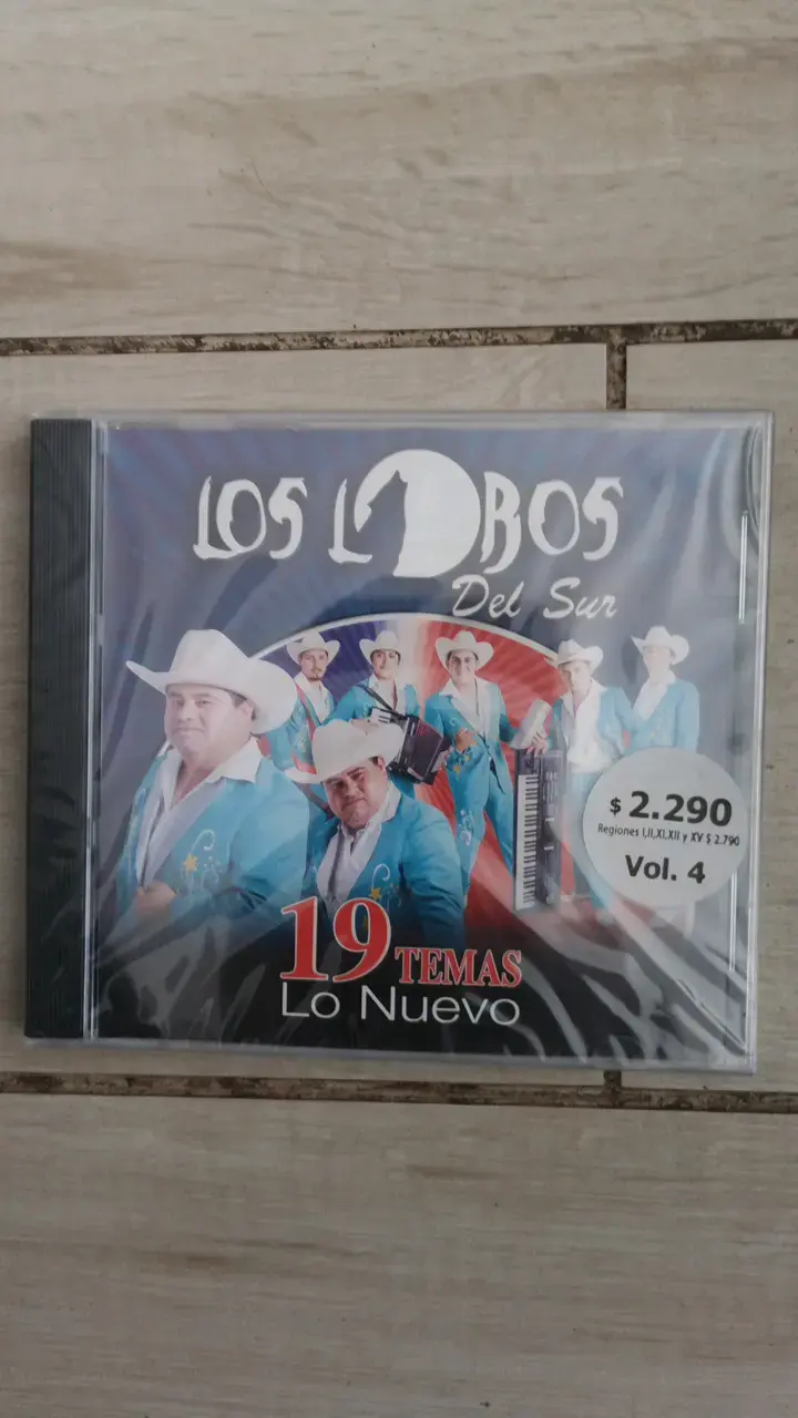 CD Los Lobos del Sur Vol. 4 con 19 temas - 1