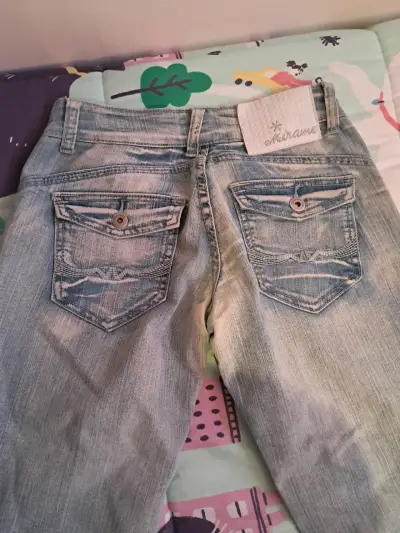 Jeans de mezclilla tiro bajo mirame talla 34-36 - miniatura 5