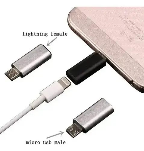 Adaptador USB-C a Micro USB para Carga Rápida - 2