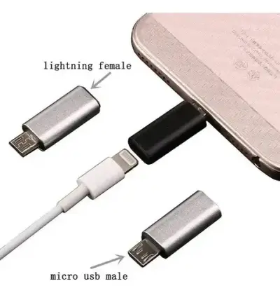Adaptador USB-C a Micro USB para Carga Rápida - miniatura 2
