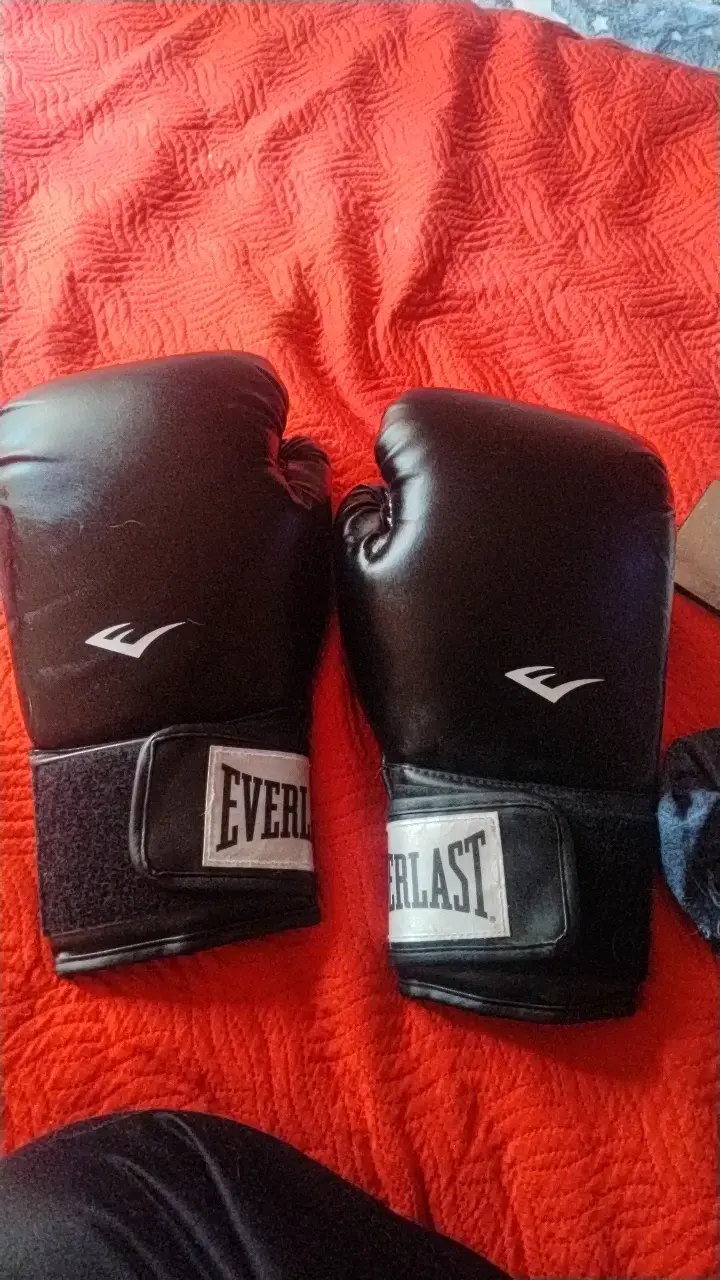 Guantes de boxeo Everlast 14 oz negros - 2