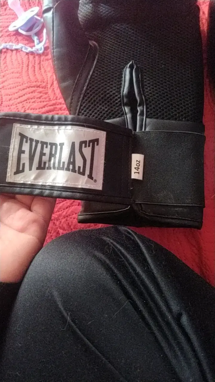Guantes de boxeo Everlast 14 oz negros - 3