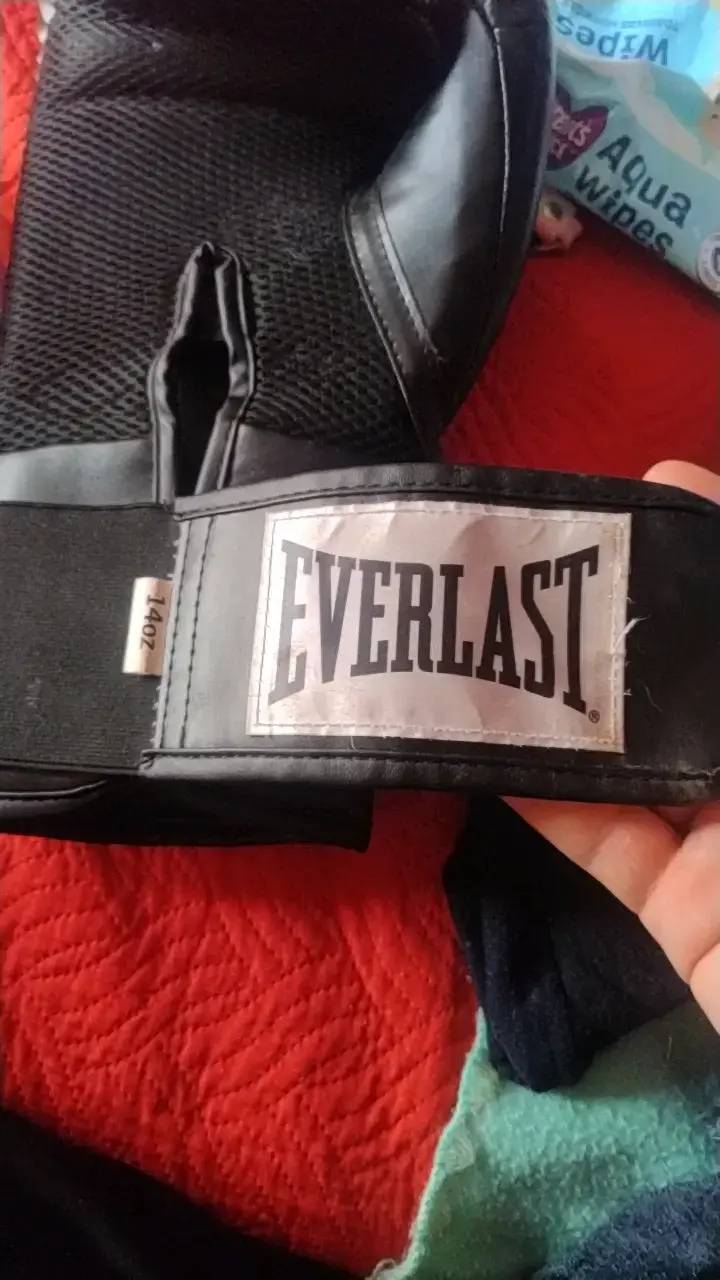 Guantes de boxeo Everlast 14 oz negros - 4