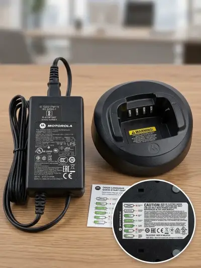 Cargador de Batería Motorola con Base - miniatura 1