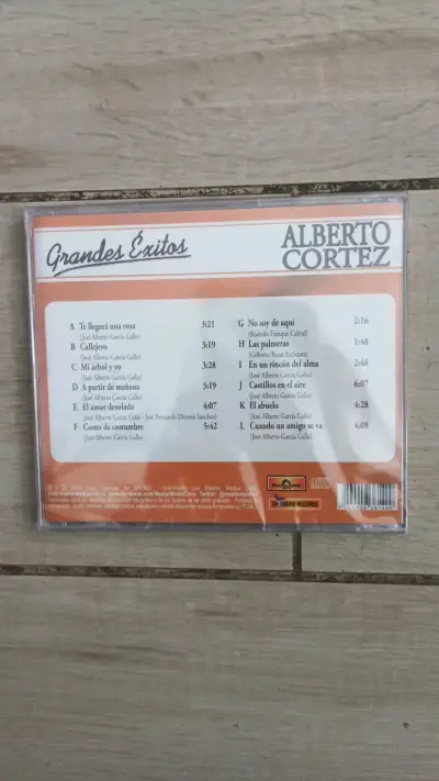 CD Alberto Cortez Grandes Éxitos Acústico - miniatura 2