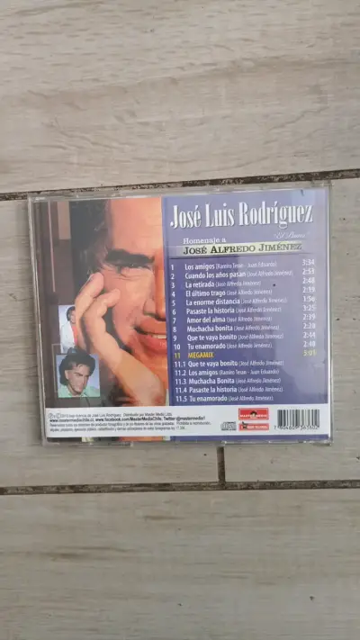 CD José Luis Rodríguez Homenaje a José Alfredo Jiménez - miniatura 2