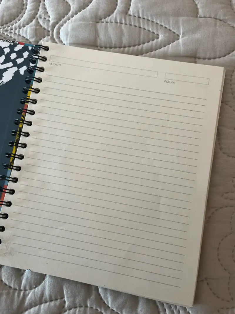 Cuaderno de notas - 4