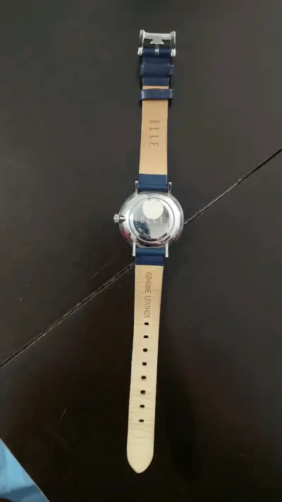 Reloj de Mujer Elle con Correa de Cuero Azul - miniatura 1