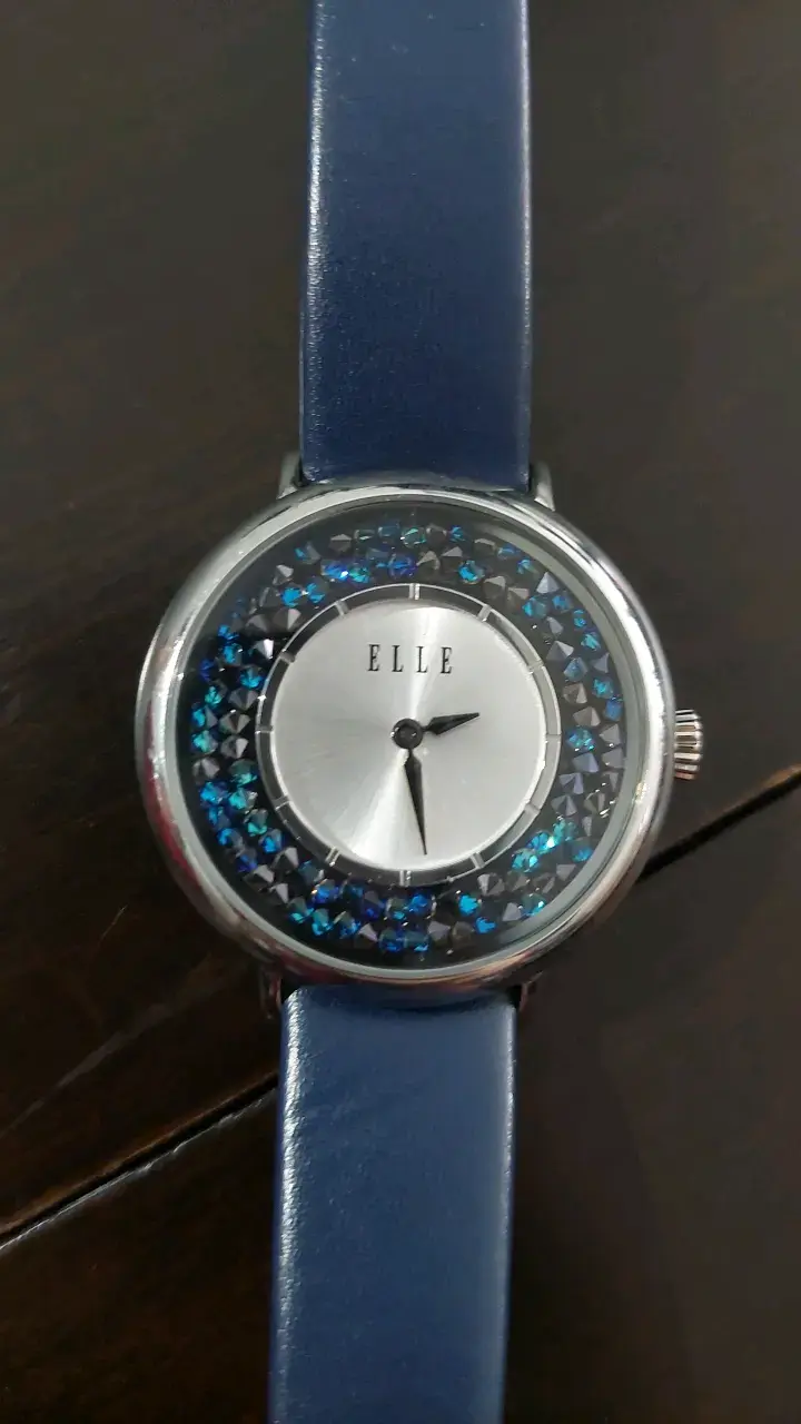 Reloj de Mujer Elle con Correa de Cuero Azul - 3