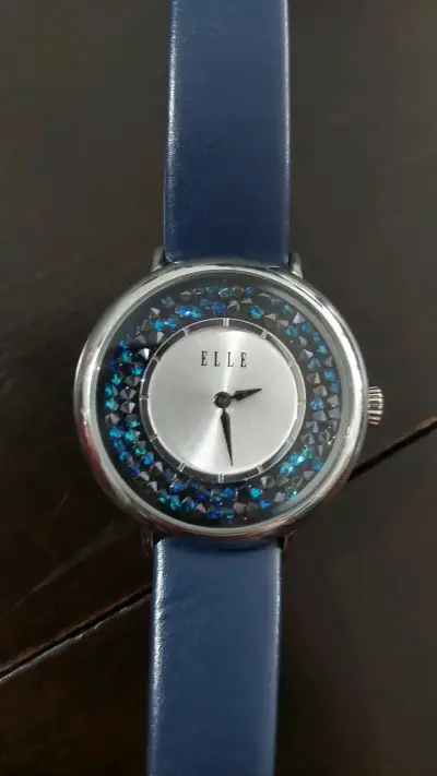 Reloj de Mujer Elle con Correa de Cuero Azul - miniatura 3