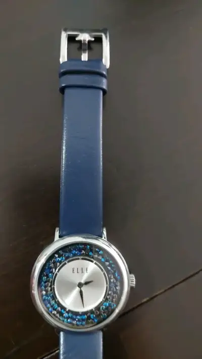 Reloj de Mujer Elle con Correa de Cuero Azul - miniatura 5