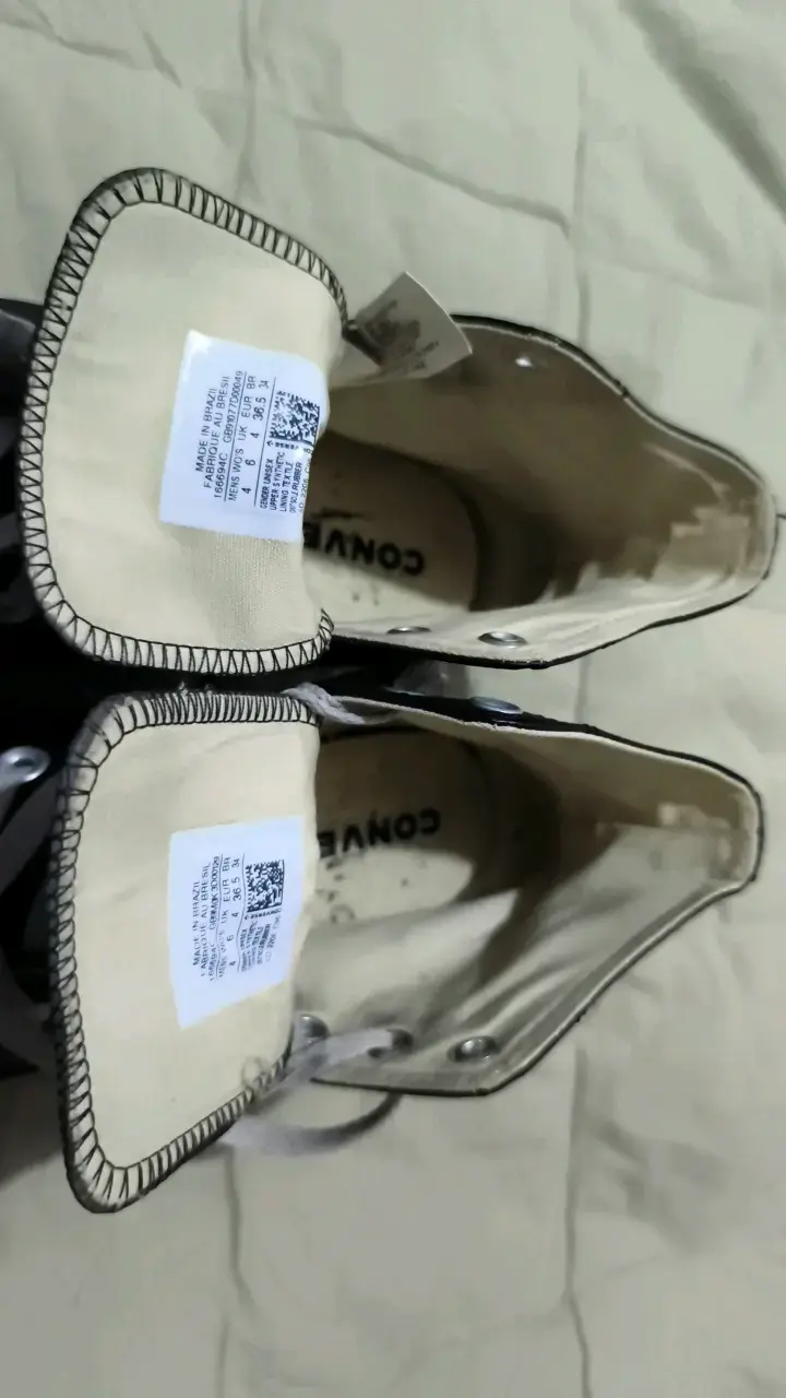 Zapatillas Converse negras de lona talla 36.5 - 5