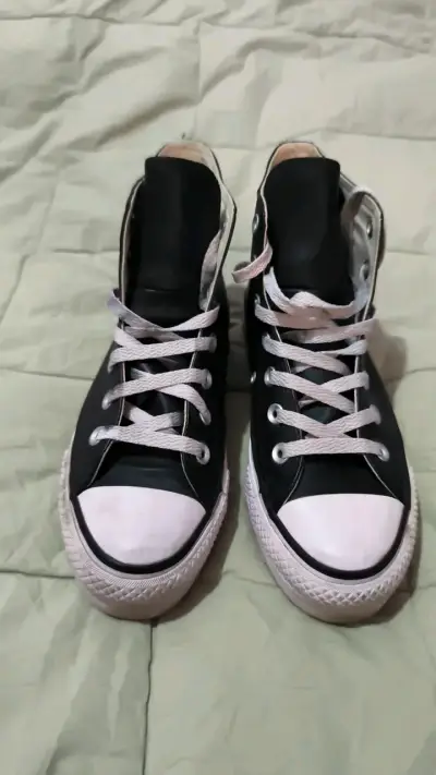 Zapatillas Converse negras de lona talla 36.5 - miniatura 6