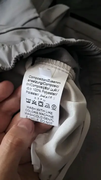 Pantalones cargo grises de poliéster talla S - miniatura 4