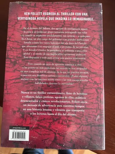 Libro 'Nunca' de Ken Follett en perfecto estado - miniatura 2