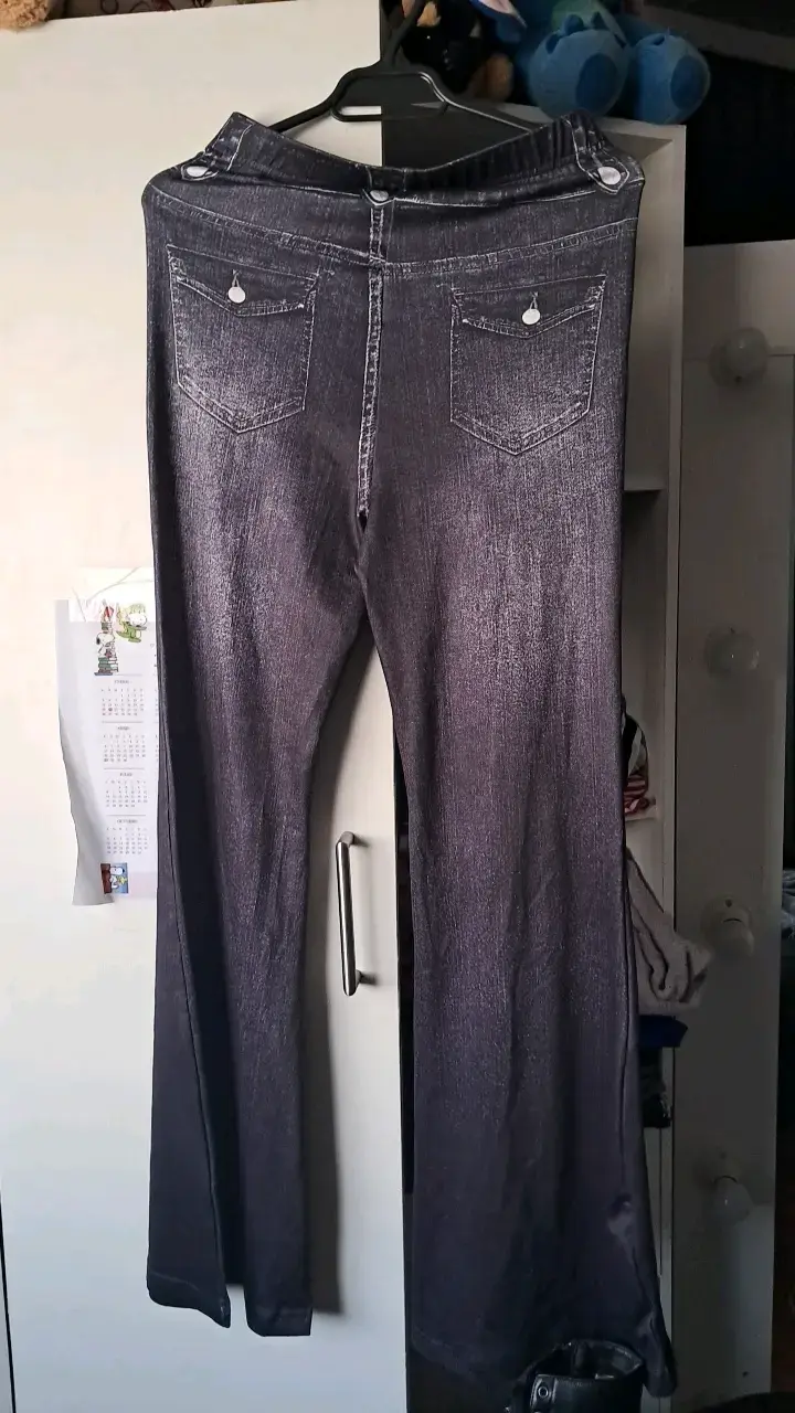 Pantalones de mezclilla elásticos para mujer - 2