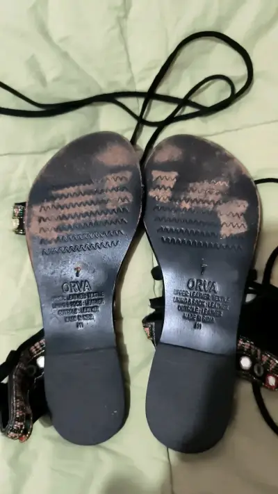Sandalias negras con pedrería Steve Madden - miniatura 3