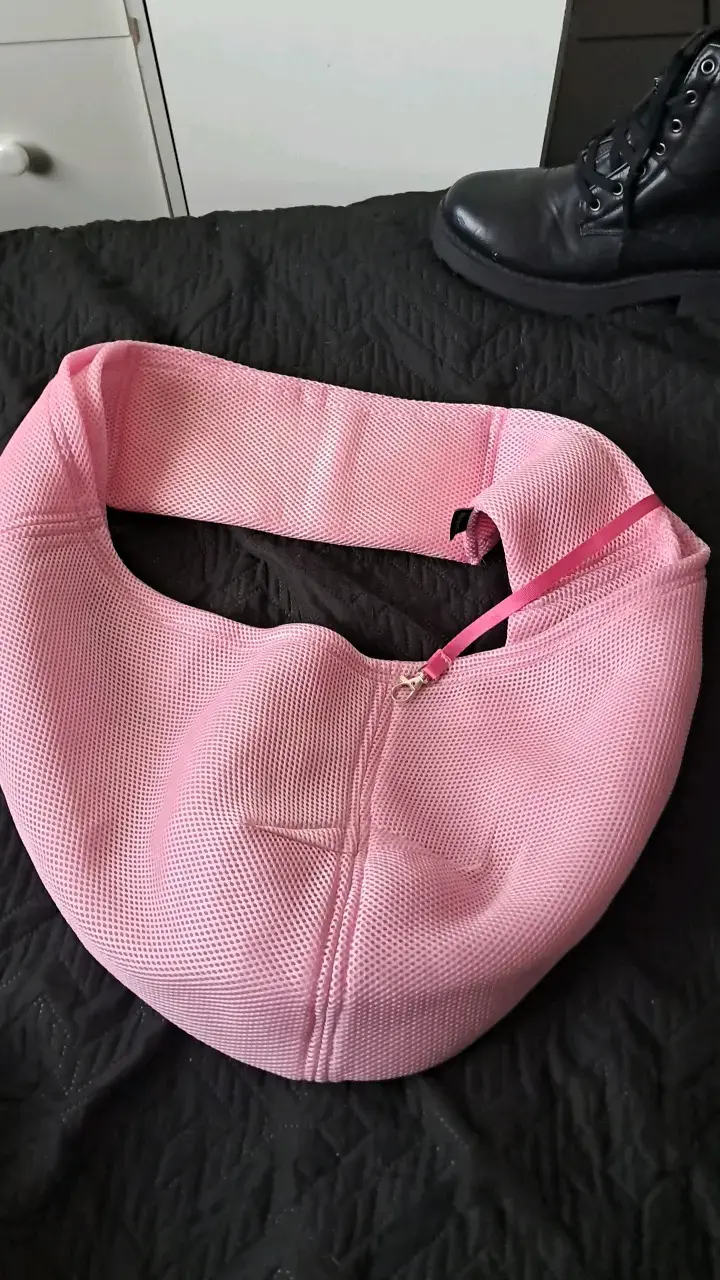 Bolso transportador rosa para mascotas Blackpuppy - 1