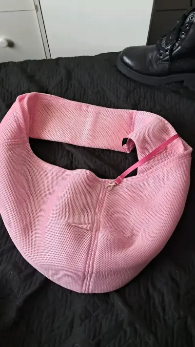 Bolso transportador rosa para mascotas Blackpuppy - miniatura 1