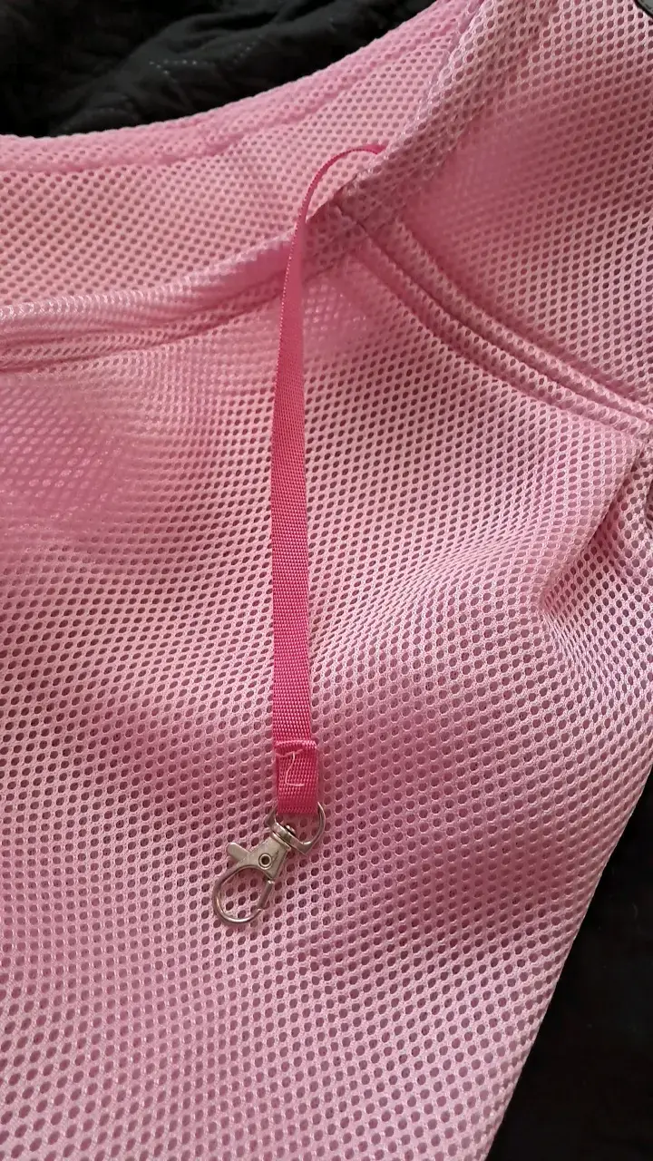Bolso transportador rosa para mascotas Blackpuppy - 3
