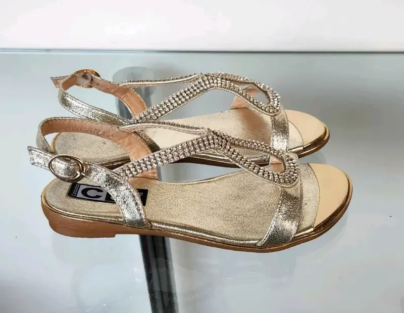Sandalias Doradas 35 - 1