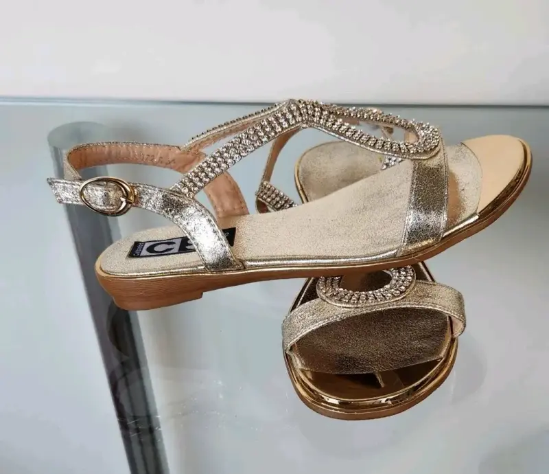 Sandalias Doradas 35 - 3