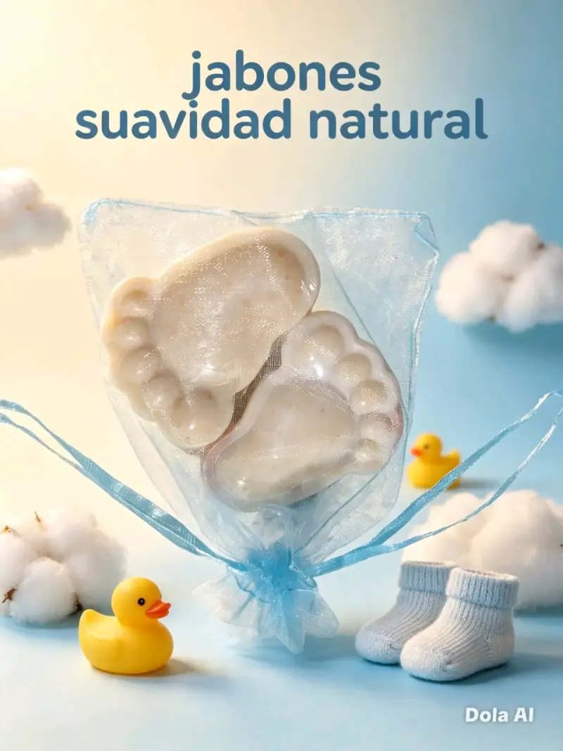 Jabón artesanal con masajeador de burbujas - 3