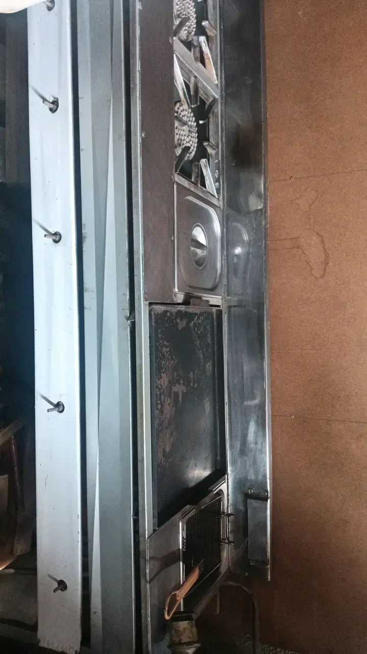 Cocina industrial de acero inoxidable con dos quemadores - 3