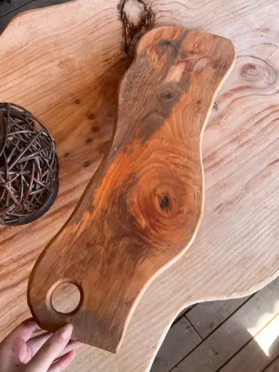 Tabla de picoteo madera rústica - miniatura 2