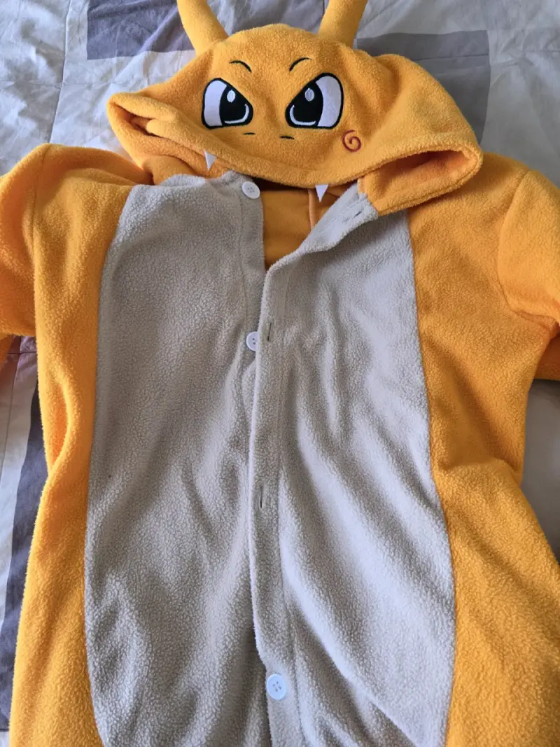 Disfraz de dragón naranja para niños - 2