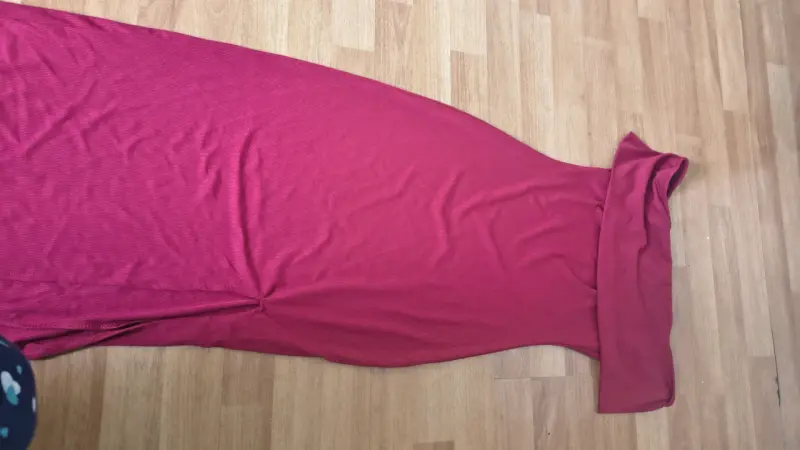 Vestido largo rojo elegante YLB - 1