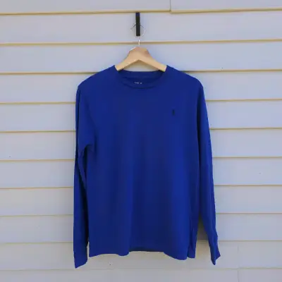 Polera azul manga larga Polo Ralph Lauren - miniatura 1