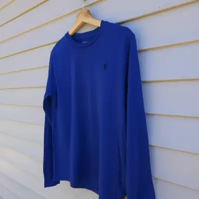 Polera azul manga larga Polo Ralph Lauren - miniatura 2