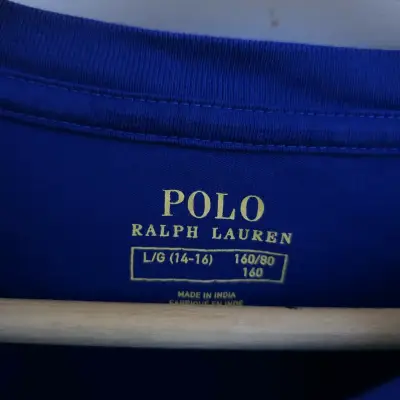 Polera azul manga larga Polo Ralph Lauren - miniatura 3