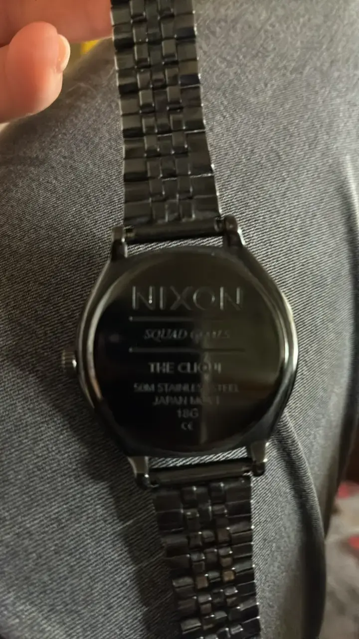 Reloj Nixon de acero inoxidable negro - 3