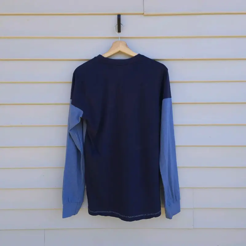 Polera manga larga U.S. Polo Assn. azul - 4