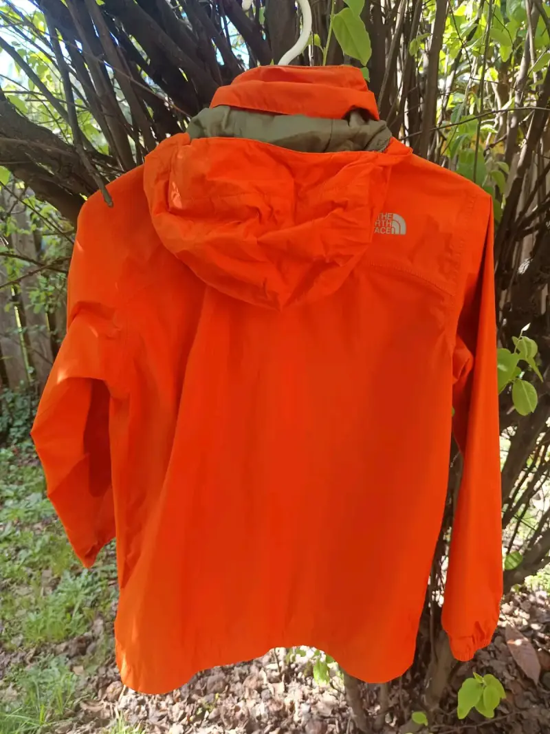 Chaqueta impermeable naranja The North Face para niños - 3