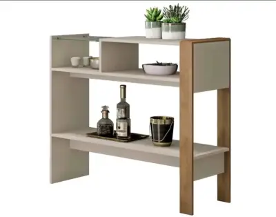 NUEVO. Arrimo de Madera para Botellas y Decoración - miniatura 1