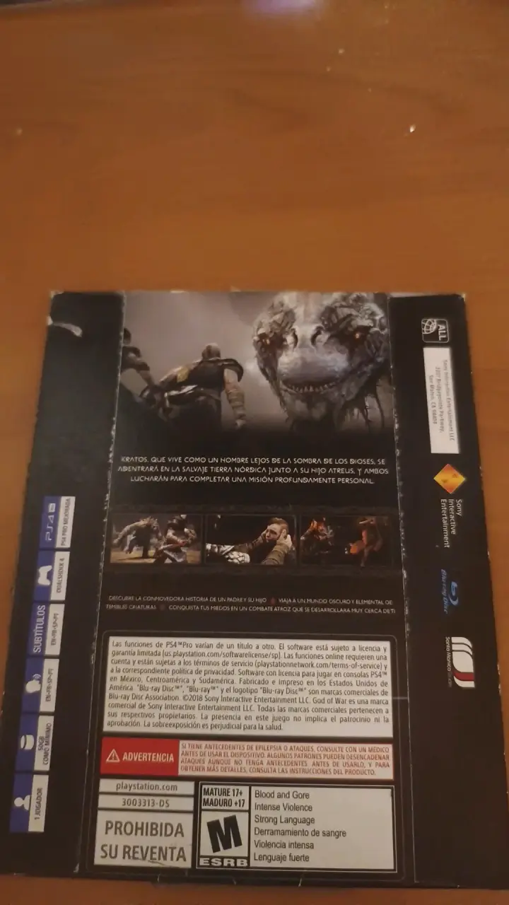 God of War para PS4 en buen estado - 2
