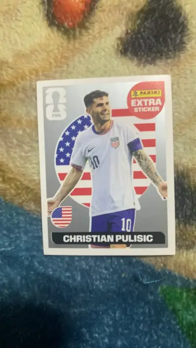 Lámina Panini Extra Sticker Christian Pulisic Mundial 2026 - miniatura 1