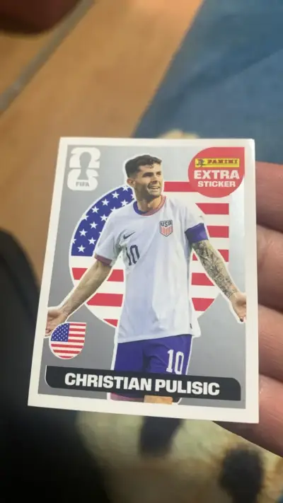 Lámina Panini Extra Sticker Christian Pulisic Mundial 2026 - miniatura 3