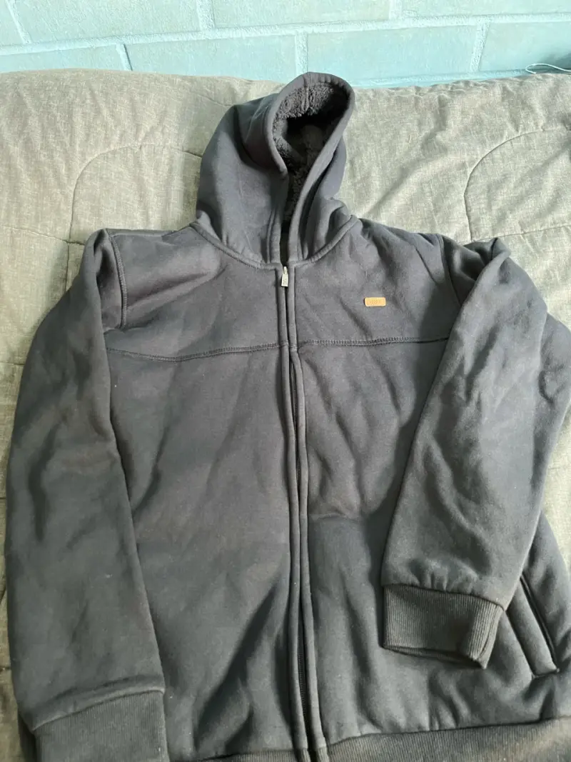 Polerón con capucha CKY School gris oscuro