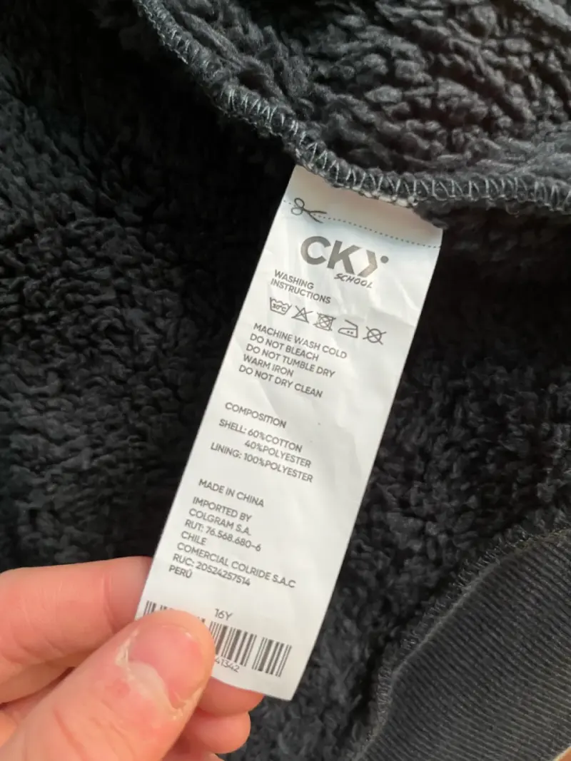 Polerón con capucha CKY School gris oscuro - 4
