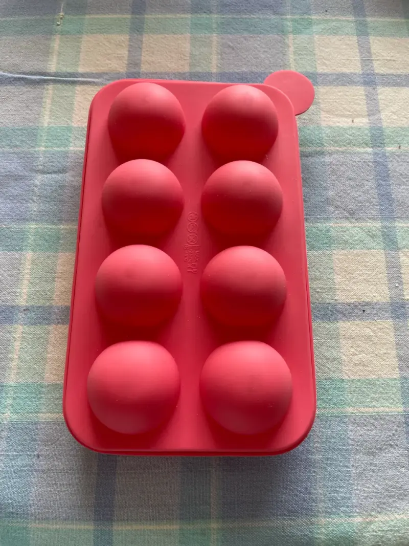 Molde de silicona para cake pops rosado - 1