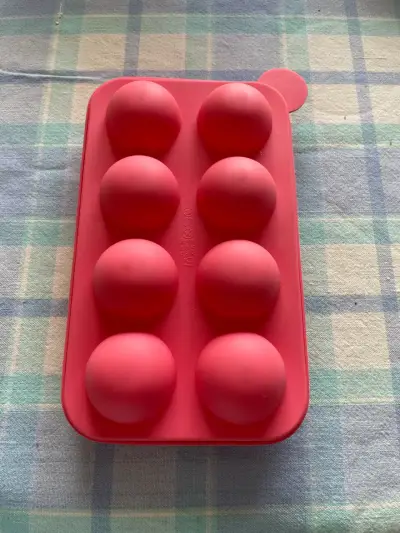 Molde de silicona para cake pops rosado - miniatura 1