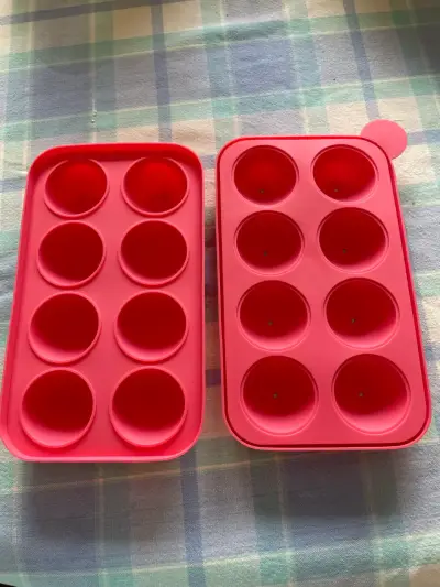 Molde de silicona para cake pops rosado - miniatura 3